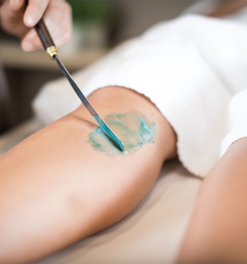 Depilazione parziale delle gambe