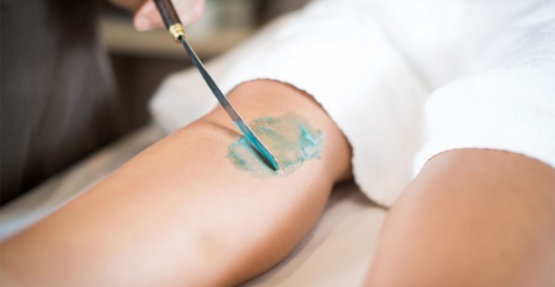 Depilazione parziale delle gambe